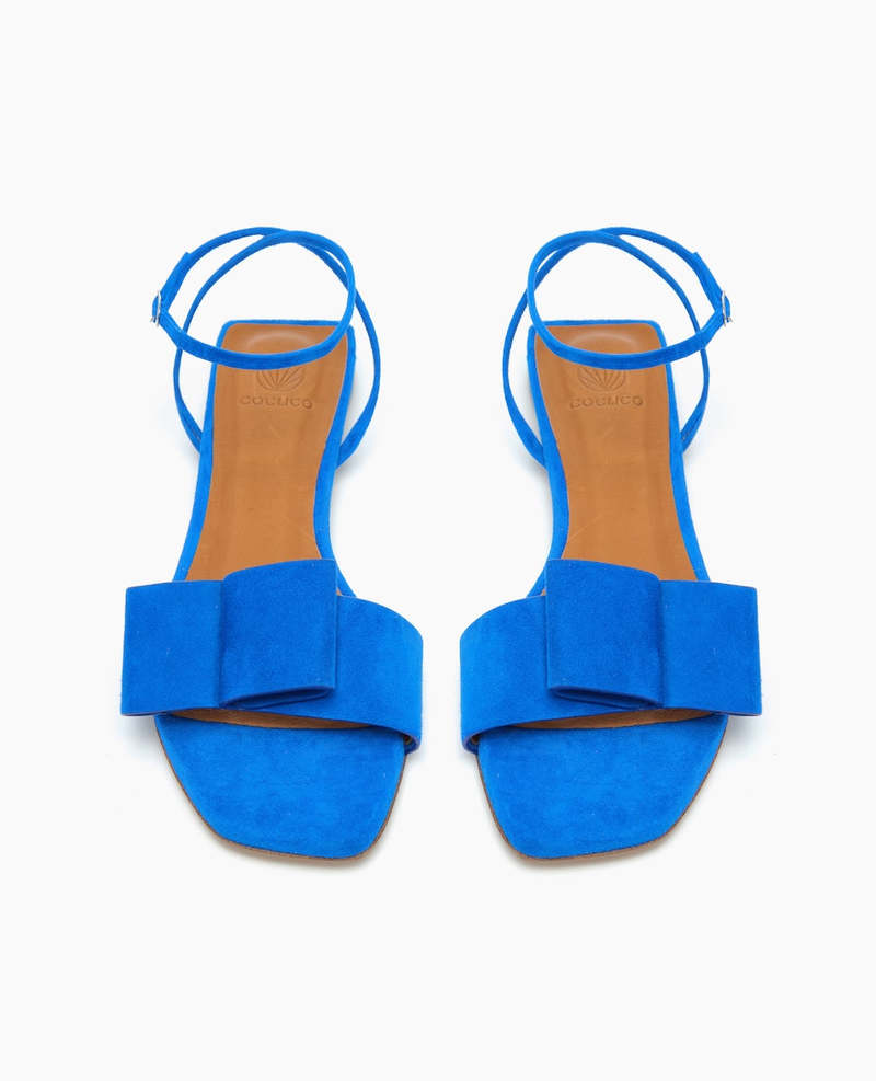 Coclico Florance Sandal - Azul Fluo Suede