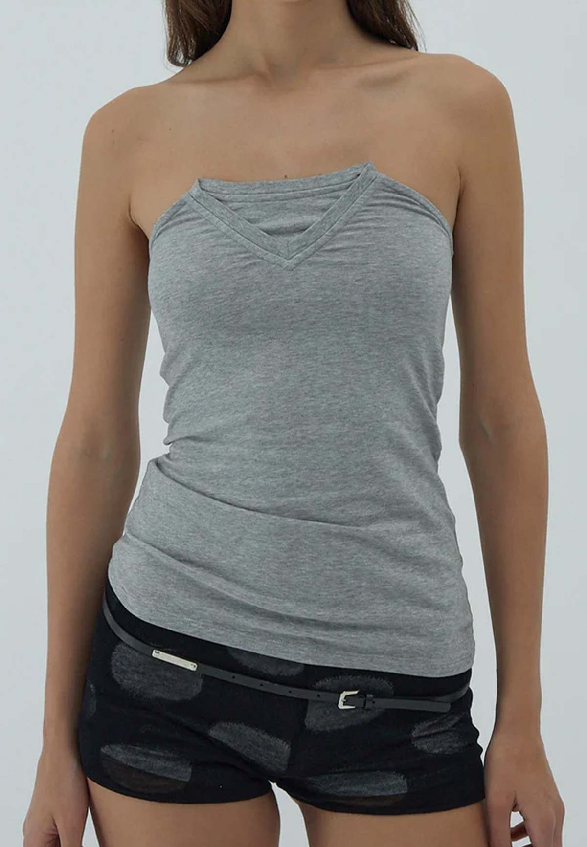 Paloma Wool Folded V-Neck Top | Garmentory