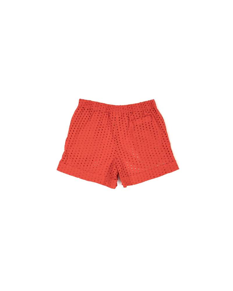 LWN Hawthorn Short - Dash Broidery - Chili