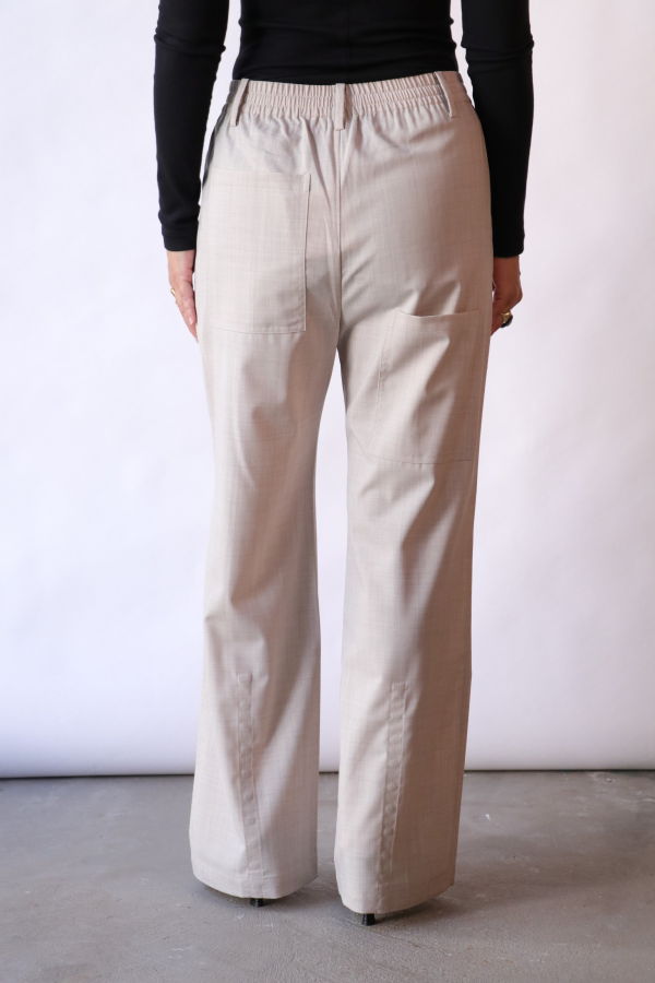 Tibi Scottie Jogger - Oatmeal Melange