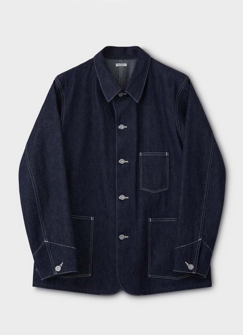 Phigvel Makers & Co. Denim Chore Jacket - Indigo | Garmentory