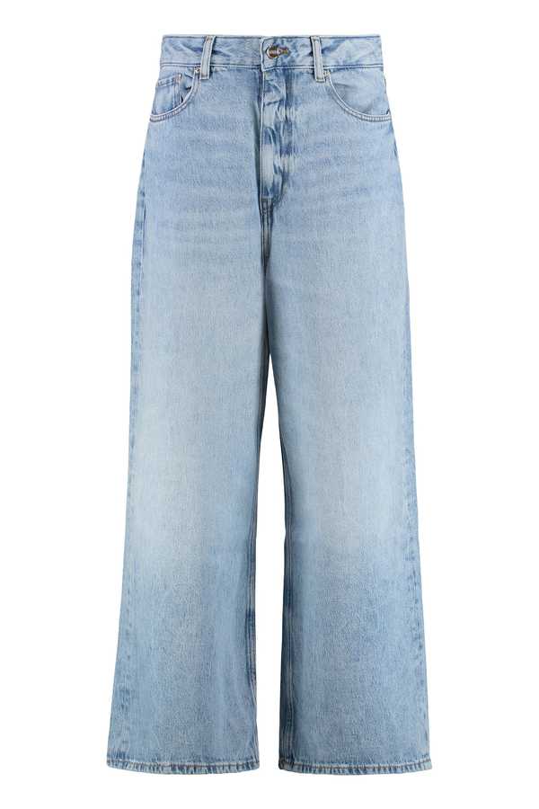 Ganni Wide-leg Jeans - Denim