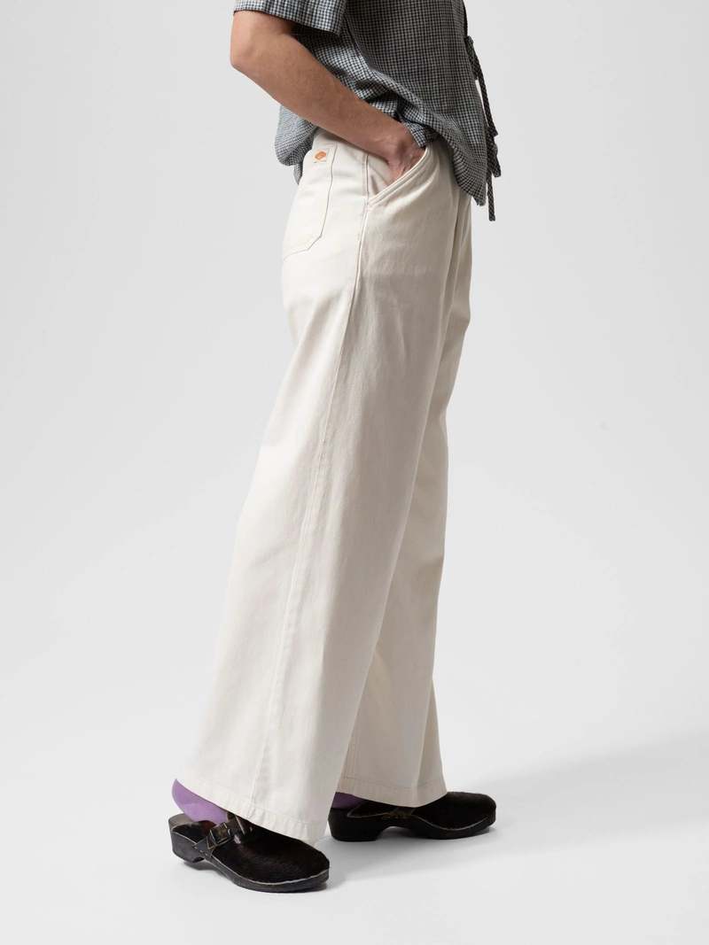 Nudie Jeans Gullan Workwear Pants - Ivory