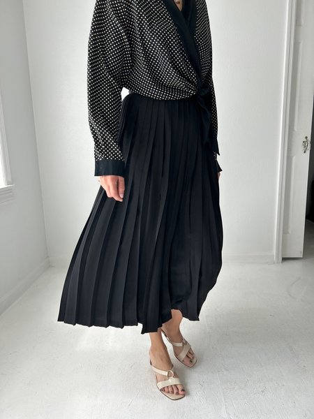 スカート musinsastandardwoman Women's Crinkle Long Skirt Gray MWCKS20 Crinkle Maxi Skirt - Gray | Garmentory