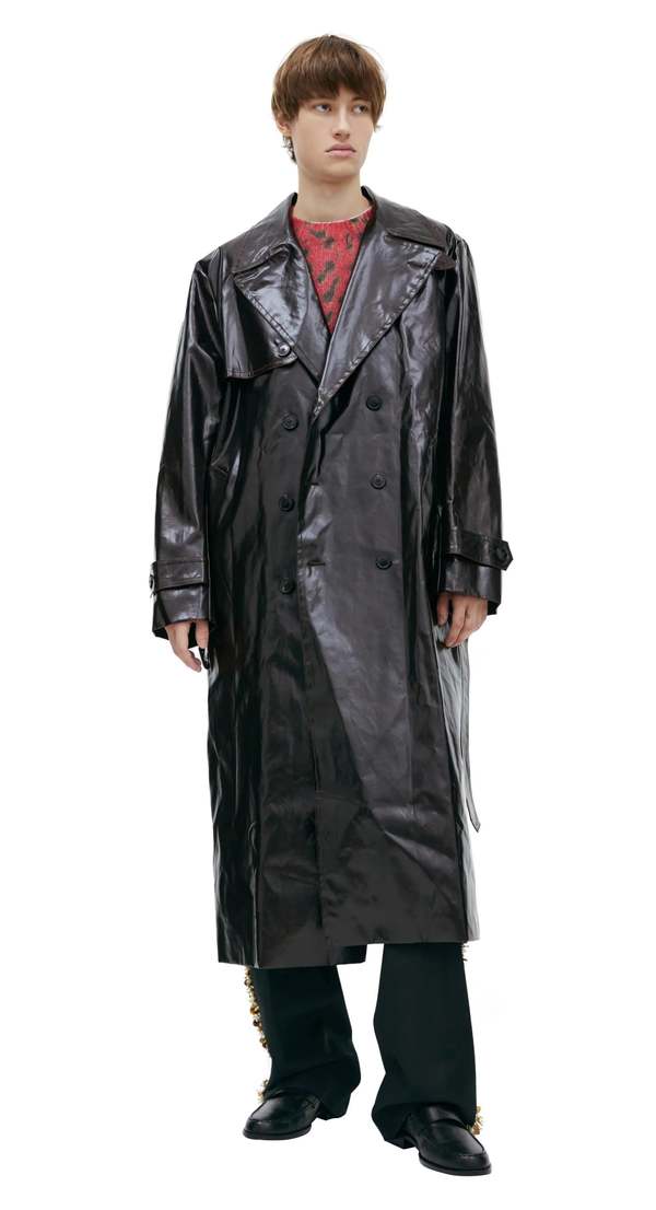 Dries Van Noten Classic Belted Trench Coat - Brown