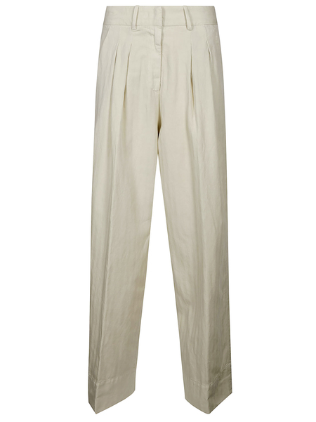 パンツ PT TORINO DIANA With Braces (54792) PT TORINO Diana With Braces Trousers - White | Garmentory