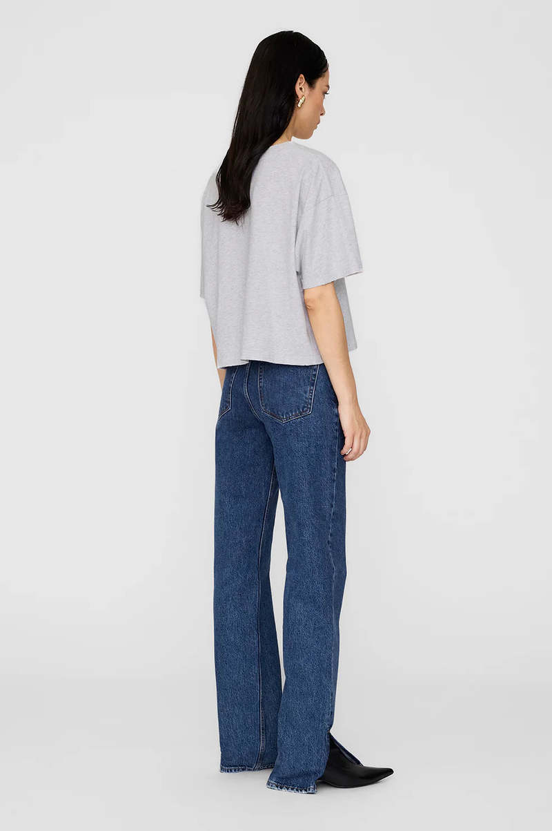 Anine Bing Johnny Cropped Tee