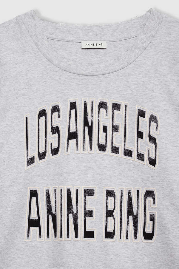 Anine Bing Johnny Cropped Tee
