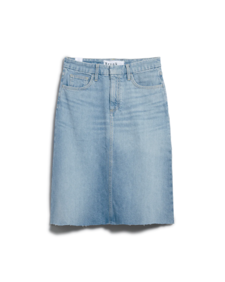 604service Onyx Denim Skirt - Washed Black | Garmentory