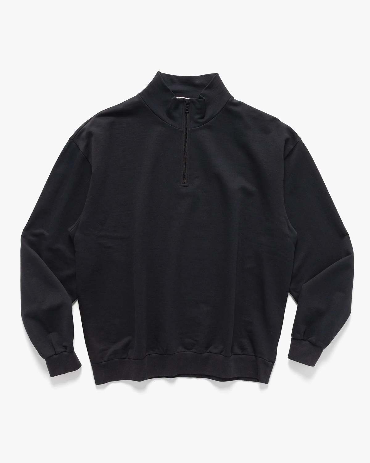 Auralee Elastic High Gauge Sweat Half Zip Pullover | Garmentory Auralee Elastic High Gauge Sweat Half Zip Pullover | Garmentory