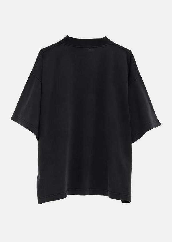 Balenciaga I Love Paris & Balenciaga Cropped T-Shirt - Faded