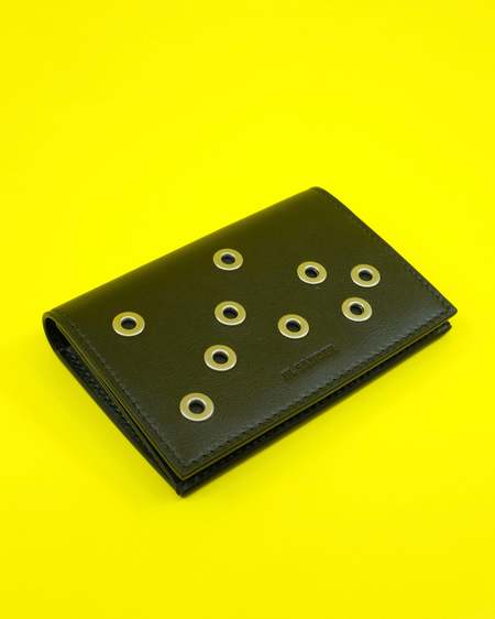 【JIL SANDER】Logo-decorated leather folded card holder MUSINSA | JIL SANDER Logo Decorated Leather Folded Card