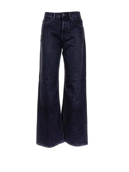 【送料&関税込】Acne Studios Logo Patch Wide-leg Jeans Acne Studios Tan & Blue Patchwork Wide-Leg Jeans | Garmentory