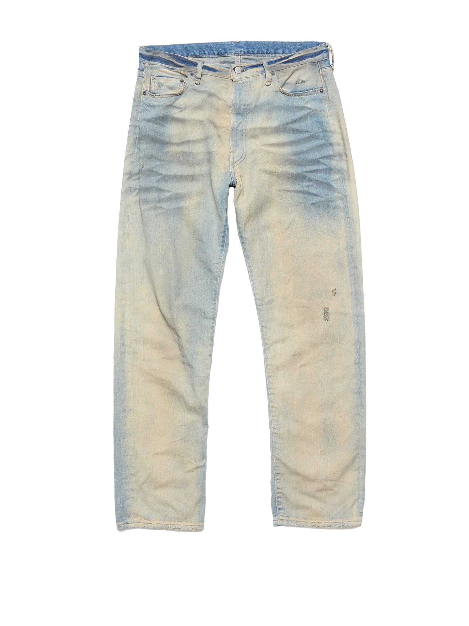 Acne Studios Carver Cotton Jeans - Blue | Garmentory