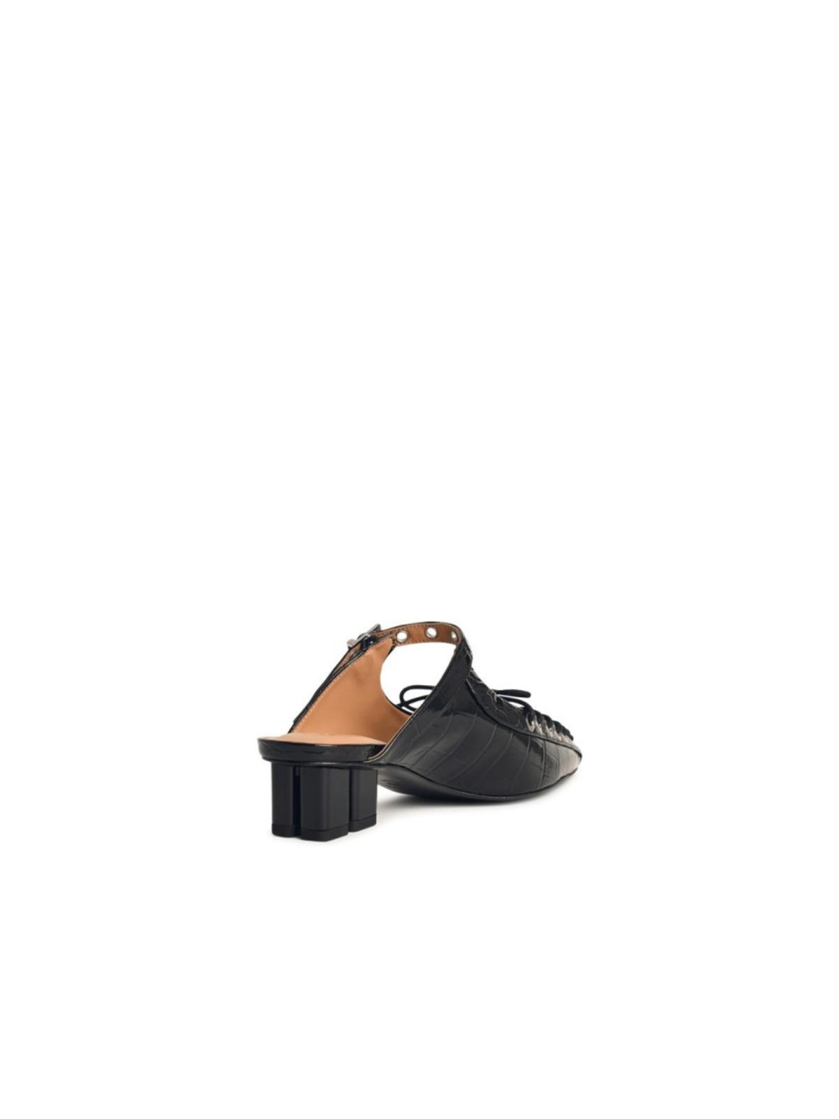 サンダル・ミュール Ganni Mules With Laces In Black 'Oleatex' Ganni Mules With Laces Oleatex Mules - Black | Garmentory