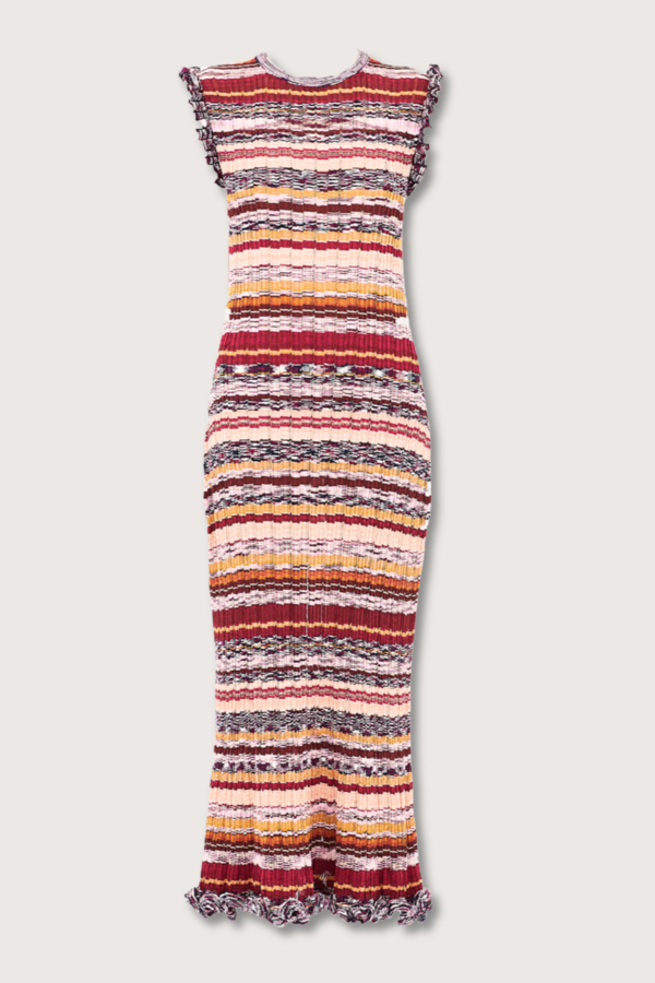 Ulla Johnson Ajak Sleeveless Space Dye Knit Dress - Prism | Garmentory