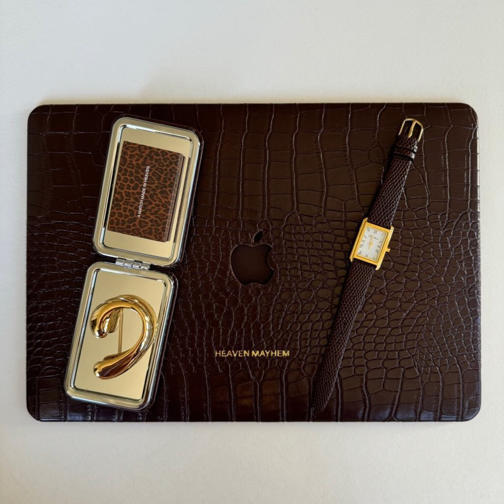 Heaven Mayhem Rosi Laptop Case - Brown | Garmentory