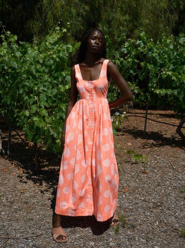 ginger dress women Maxi 100% Polyester Imported Women Solid Color Casual Midi