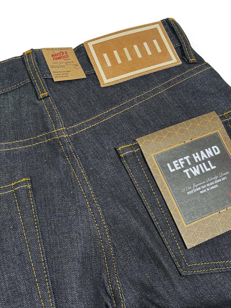 Naked & Famous Strong Guy Left Hand Twill Jeans Naked & Famous Strong Guy Left Hand Twill Jeans