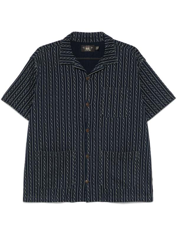 RRL Jervis Camp Shirt - Indigo | Garmentory