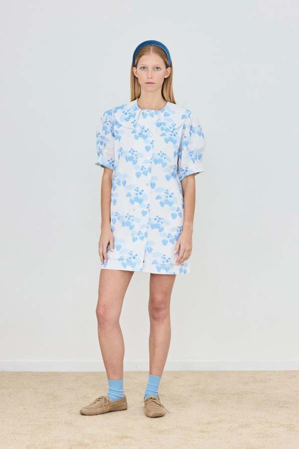 The Tiny Big Sister Strawberry Sleeve Dress