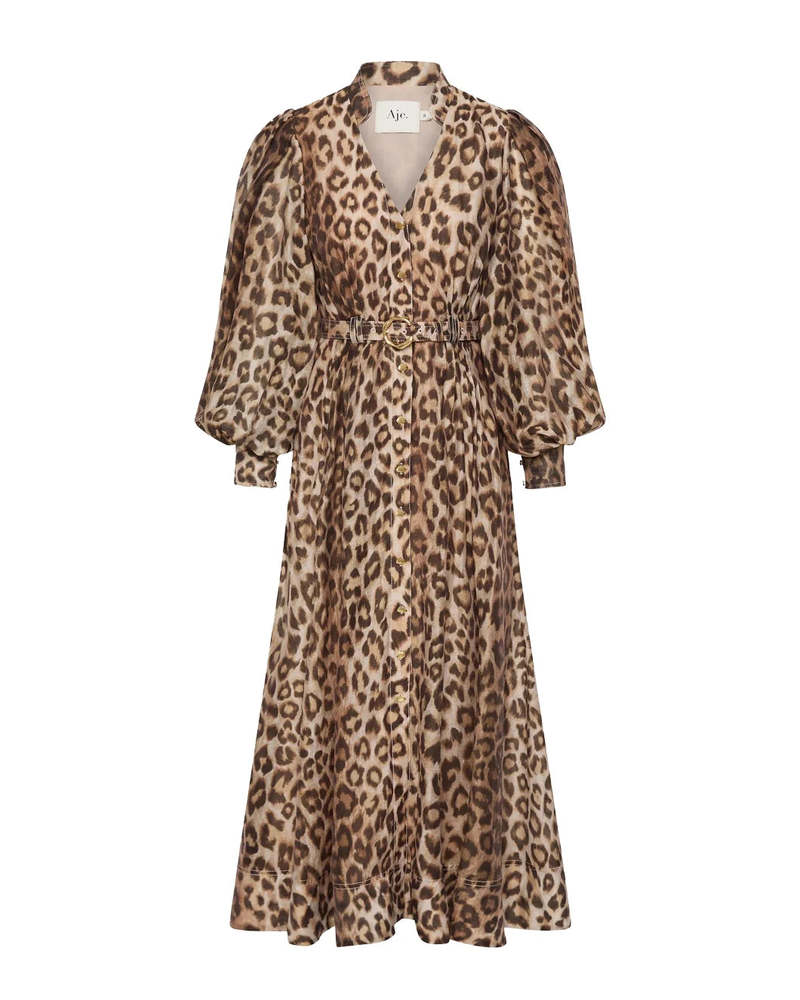 Aje Isabella Shirtdress Dress - Brown