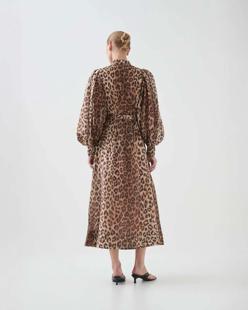Aje Isabella Shirtdress Dress - Brown