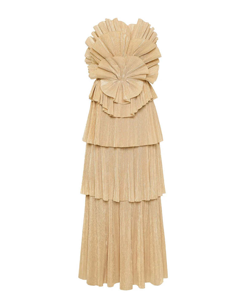 Aje Kyra Gown - Gold