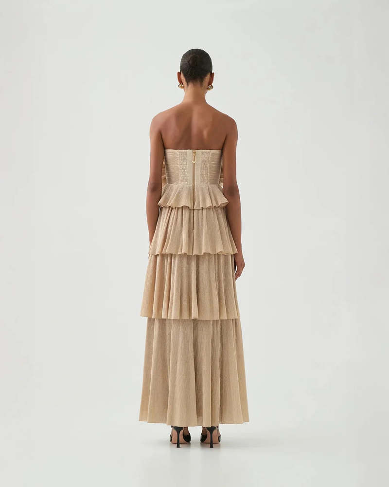 Aje Kyra Gown - Gold