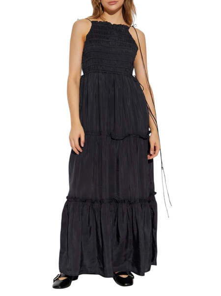 Ganni 3D Sequins Long Slip Dress | Garmentory