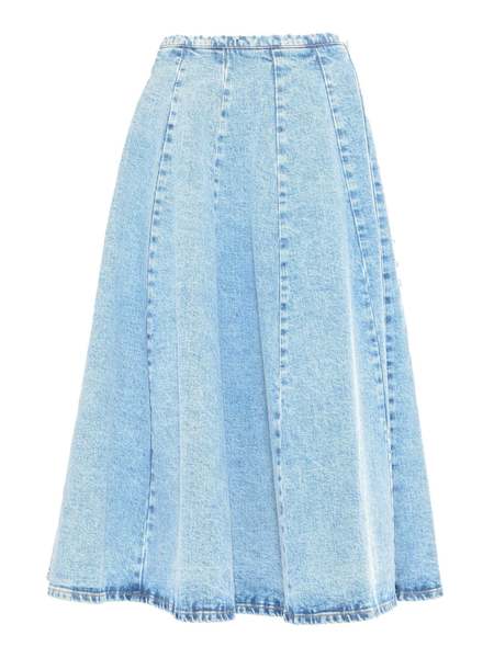 スカート FABIANA FILIPPI Denim skirt Fabiana Filippi Long Denim Skirt With Back Slit - Denim