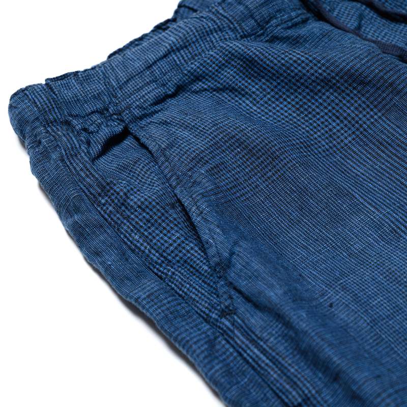 Orslow Wide Fit New Yorker Pant - Indigo Check