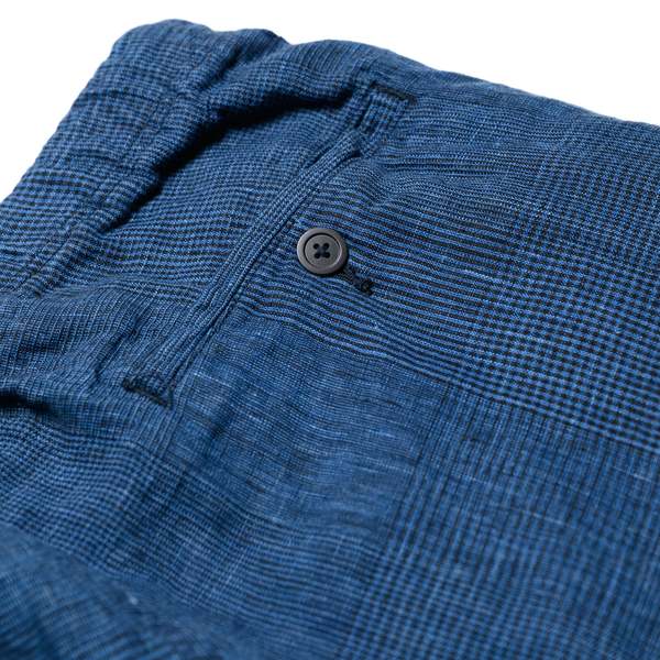 Orslow Wide Fit New Yorker Pant - Indigo Check