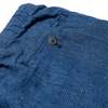 Orslow Wide Fit New Yorker Pant - Indigo Check - Thumbnail 7