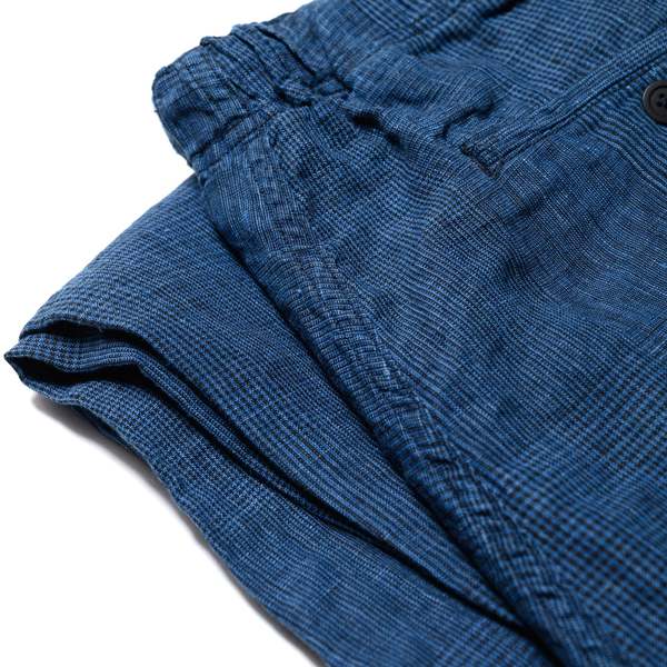 Orslow Wide Fit New Yorker Pant - Indigo Check