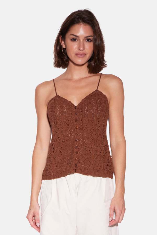 The Tile Club Aliza Crochet Cami