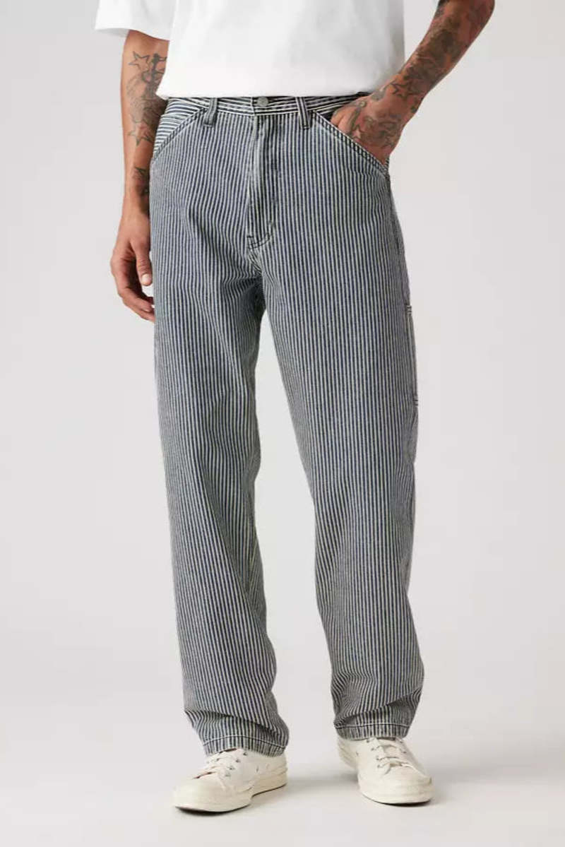Levi's 568 Loose Straight Carpenter Pants - Aged RR Stripe