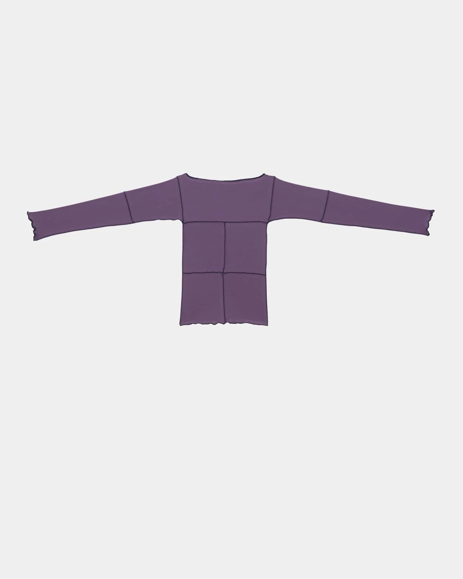 Baserange Cinder Longsleeve Top - Venet Purple | Garmentory