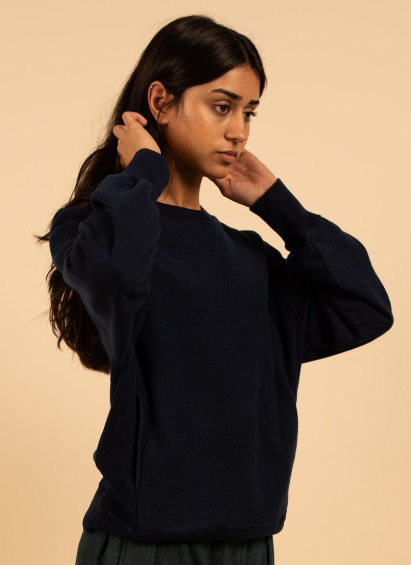 Blue Blue Japan Tezome Organic Sweatshirt Blue Blue Japan Tezome Organic Sweatshirt