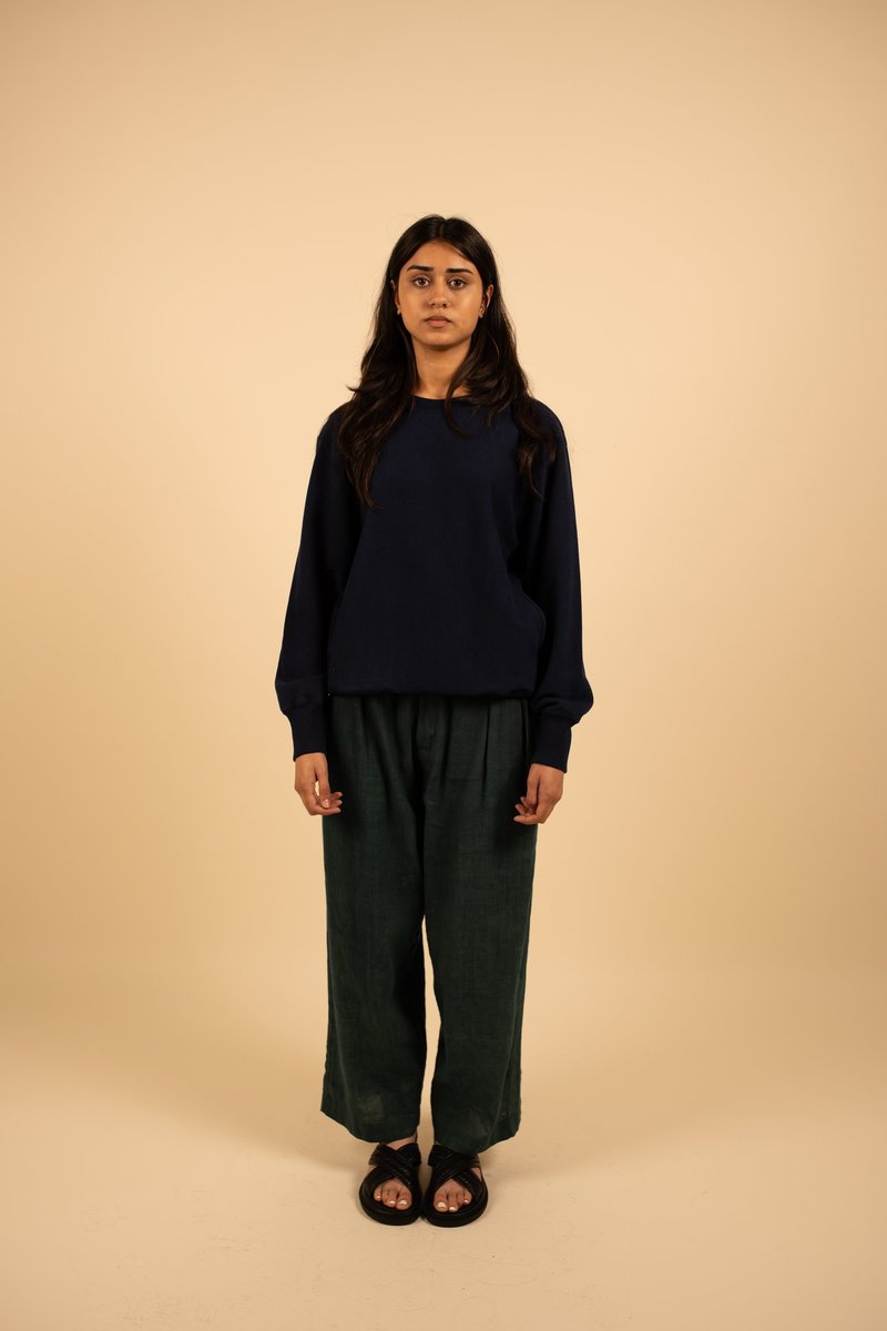 Blue Blue Japan Tezome Organic Sweatshirt Blue Blue Japan Tezome Organic Sweatshirt