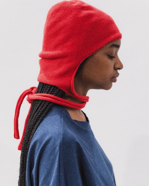 Baserange Tier hood ニット帽 visitor Baserange Tier Hood Hat | Garmentory