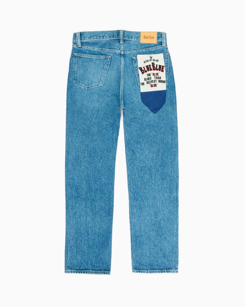 Blue Blue Japan PP01 Selvedge Denim Fade Jeans - Blue Blue Blue Japan PP01 Selvedge Denim Fade Jeans - Blue