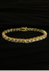 The NKC Store Large Gold Tennis Bracelet - Thumbnail 1