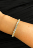 The NKC Store Large Gold Tennis Bracelet - Thumbnail 2