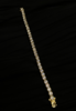 The NKC Store Large Gold Tennis Bracelet - Thumbnail 3