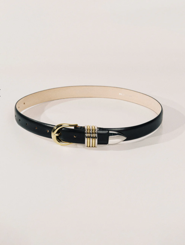 Dhanche Hollyhock Mixed Metal Belt