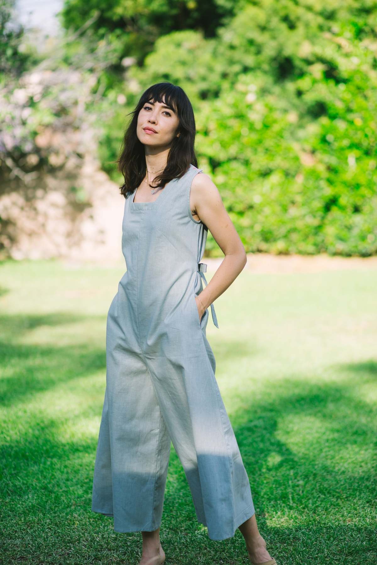 Myrtle Blythe Jumpsuit - Sage - Image 2 of 5