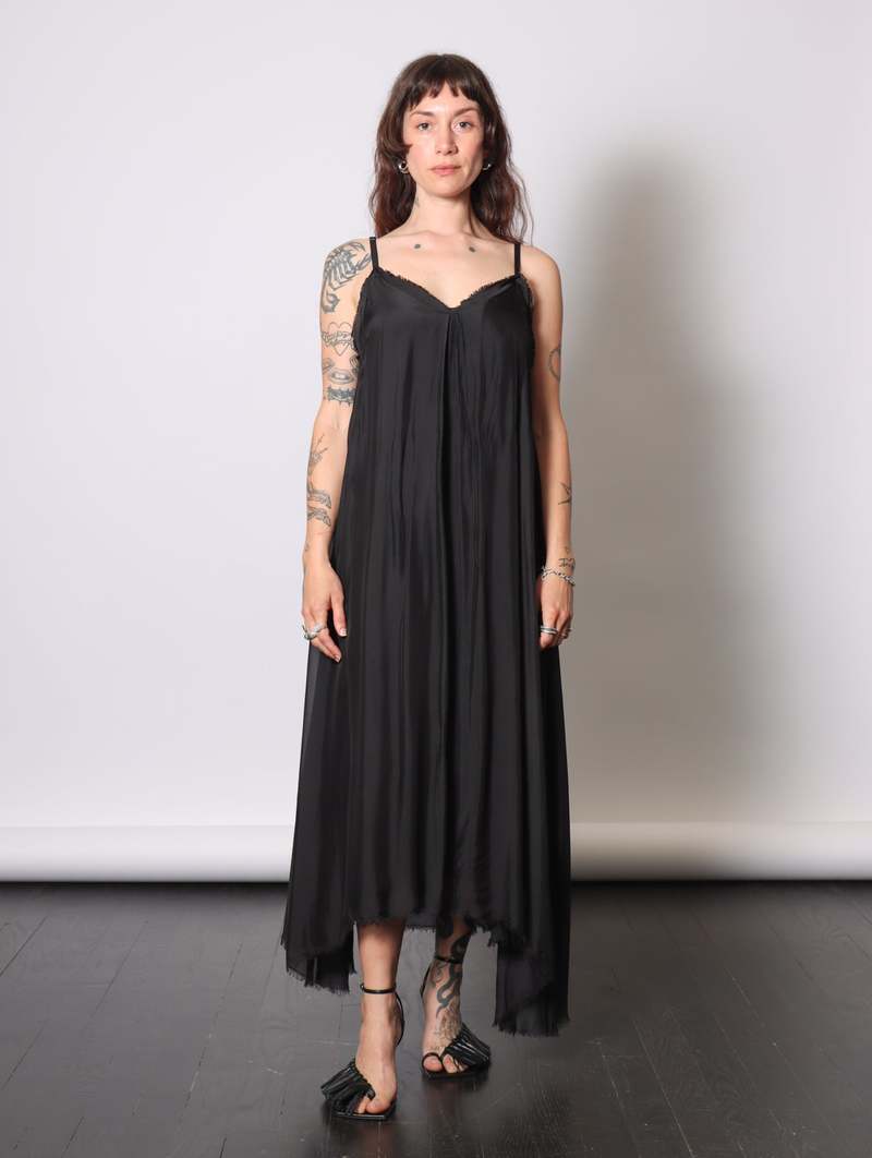 Sanctamuerte Maxi Slip Dress - Black | Garmentory