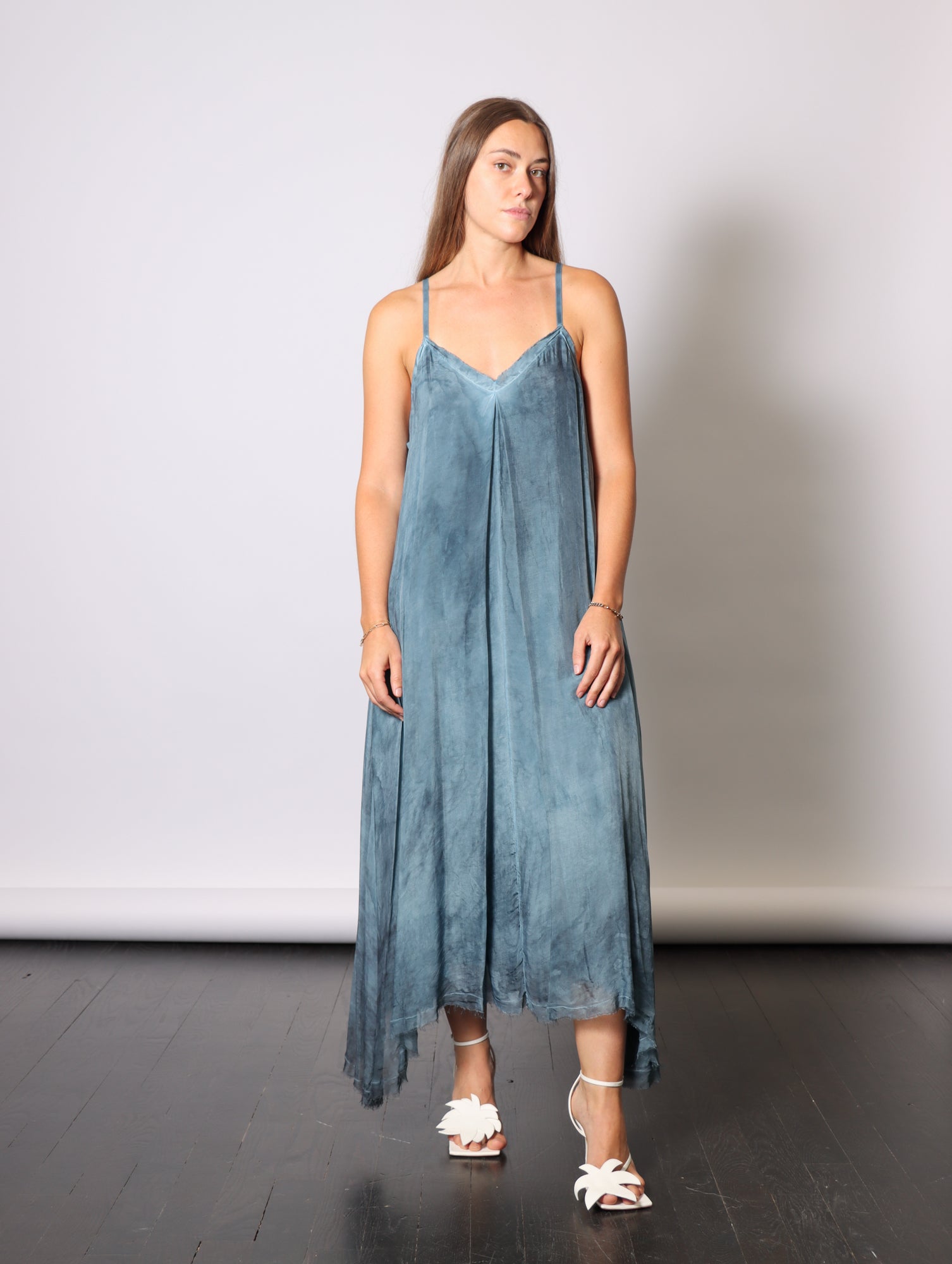 chinese dress ladies Away Denim Slip Maxi Dress main image 1