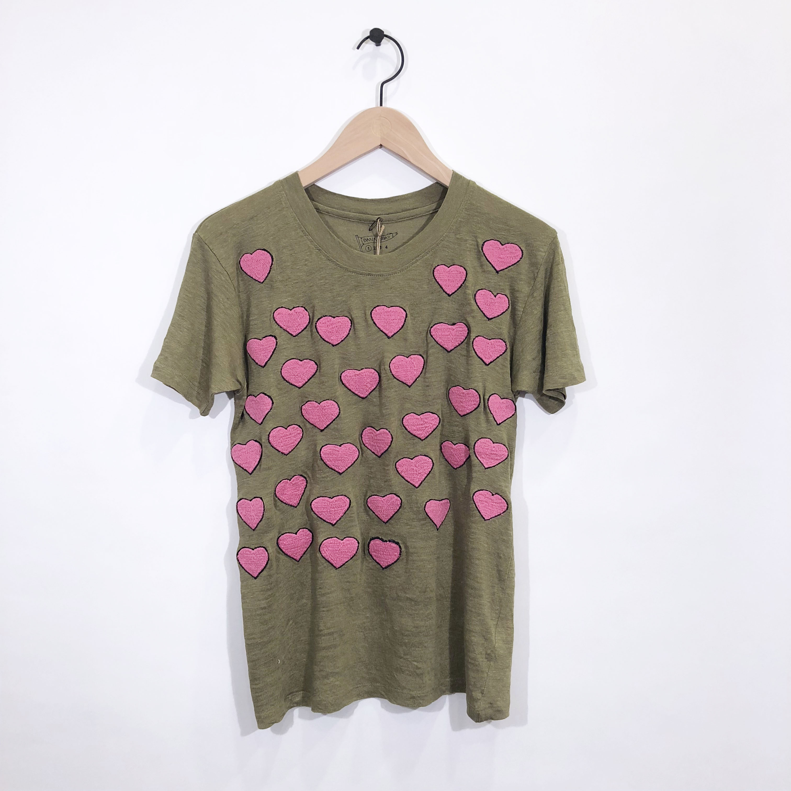 Unisex Banner Day Hearts T Shirt Garmentory